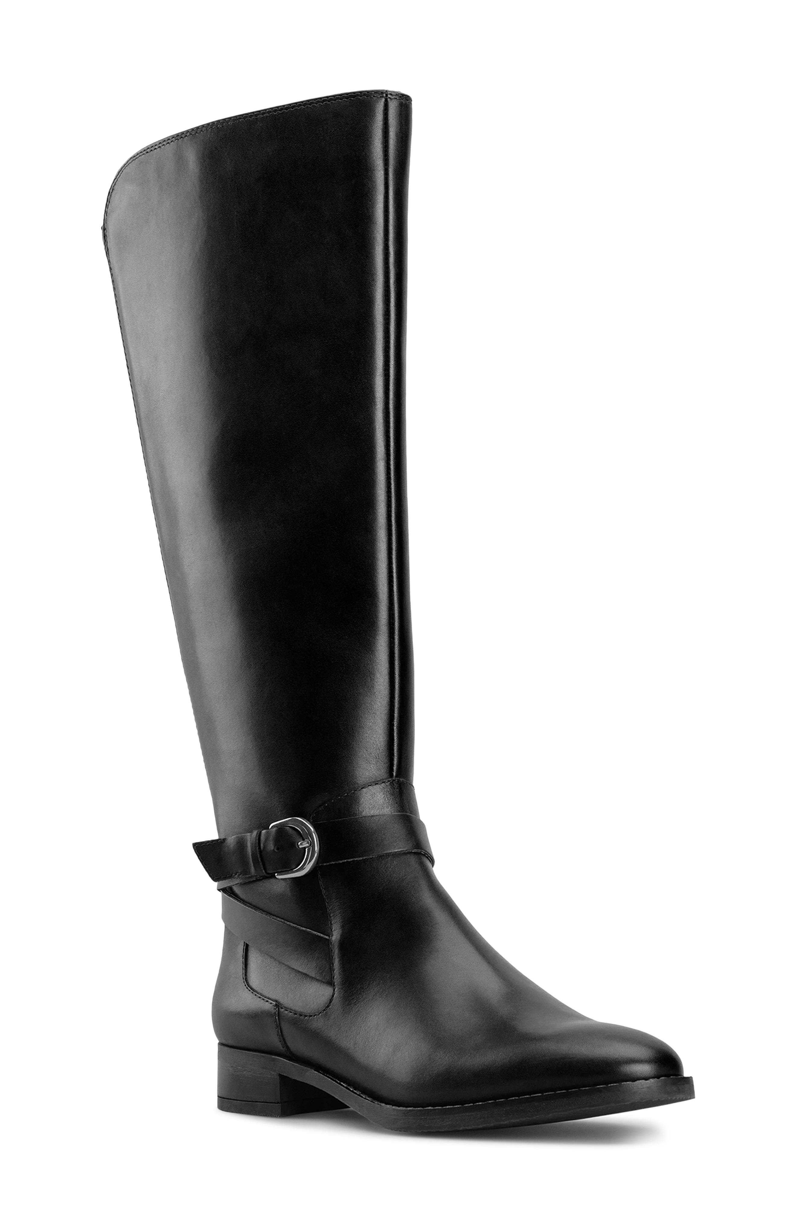 clarks leather riding boots