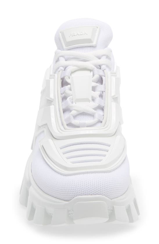 Prada Cloudbust Thunder Lug Platform Sneaker In White | ModeSens