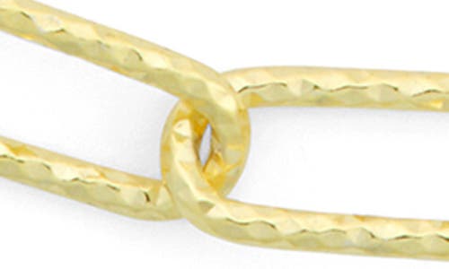 Fzn Paperclip Chain Bracelet In Yellow