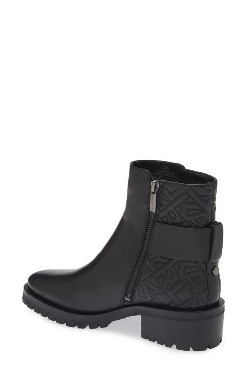 Karl Lagerfeld Paris Vara Bootie In Black