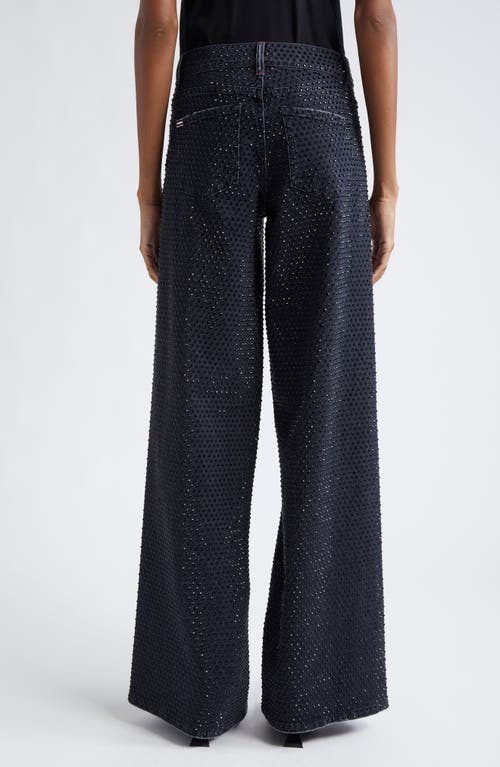 ALICE AND OLIVIA ALICE + OLIVIA TRISH EMBELLISHED BAGGY JEANS