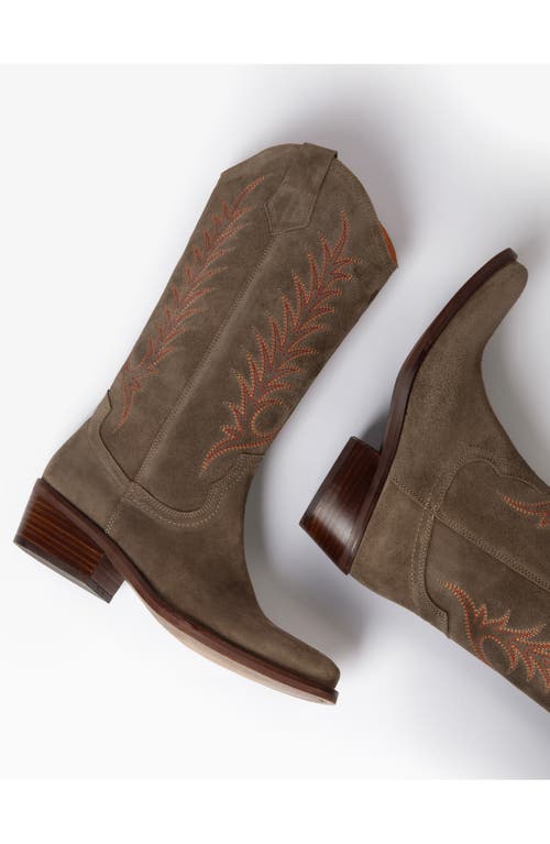 Penelope Chilvers Goldie Western Boot In Taupe