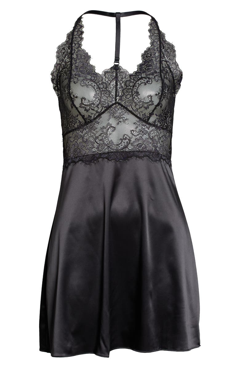Wacoal Center Stage Racer Back Lace & Satin Chemise | Nordstrom