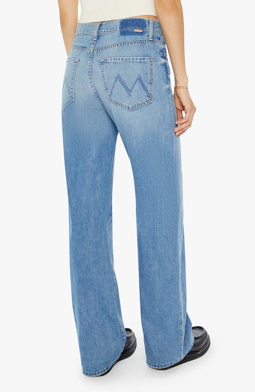 Shop Mother The Dodger Sneak Wide Leg Jeans In Tomorrow Never Knows