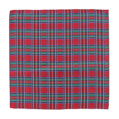 Trafalgar Nicholas Tartan Plaid Silk Pocket Square In Tartan Plaid