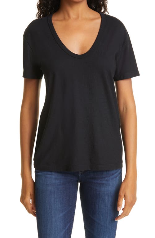 AG Relaxed Cotton U-Neck Tee at Nordstrom,