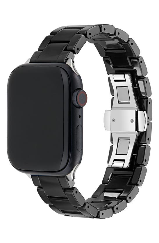 Shop Ted Baker Ceramic 20mm Apple Watch® Watchband In Black