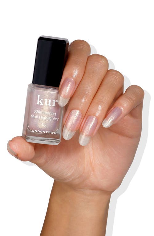 Shop Londontown Shimmering Nail Highlighter Polish In Sunkissed