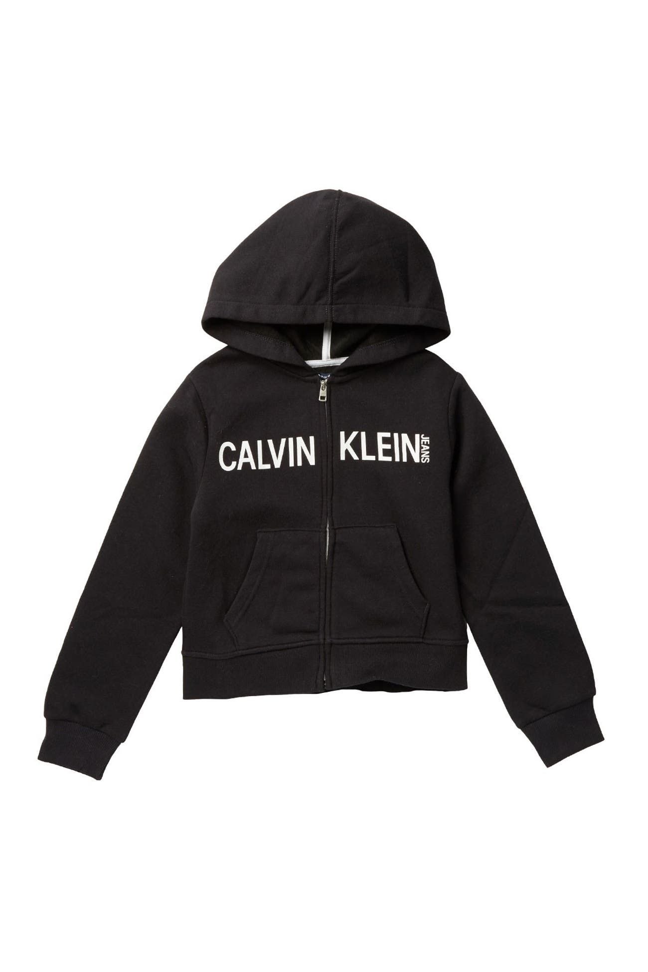 Calvin Klein | CK Logo Zip-Up Hoodie | Nordstrom Rack
