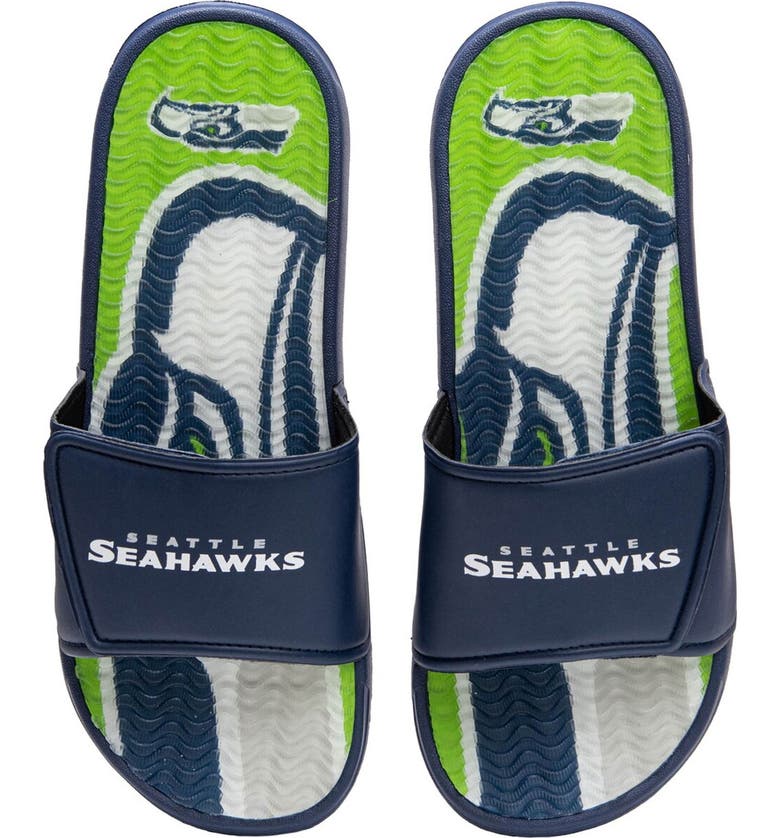 FOCO Youth FOCO Seattle Seahawks Gel Slide Sandals | Nordstrom