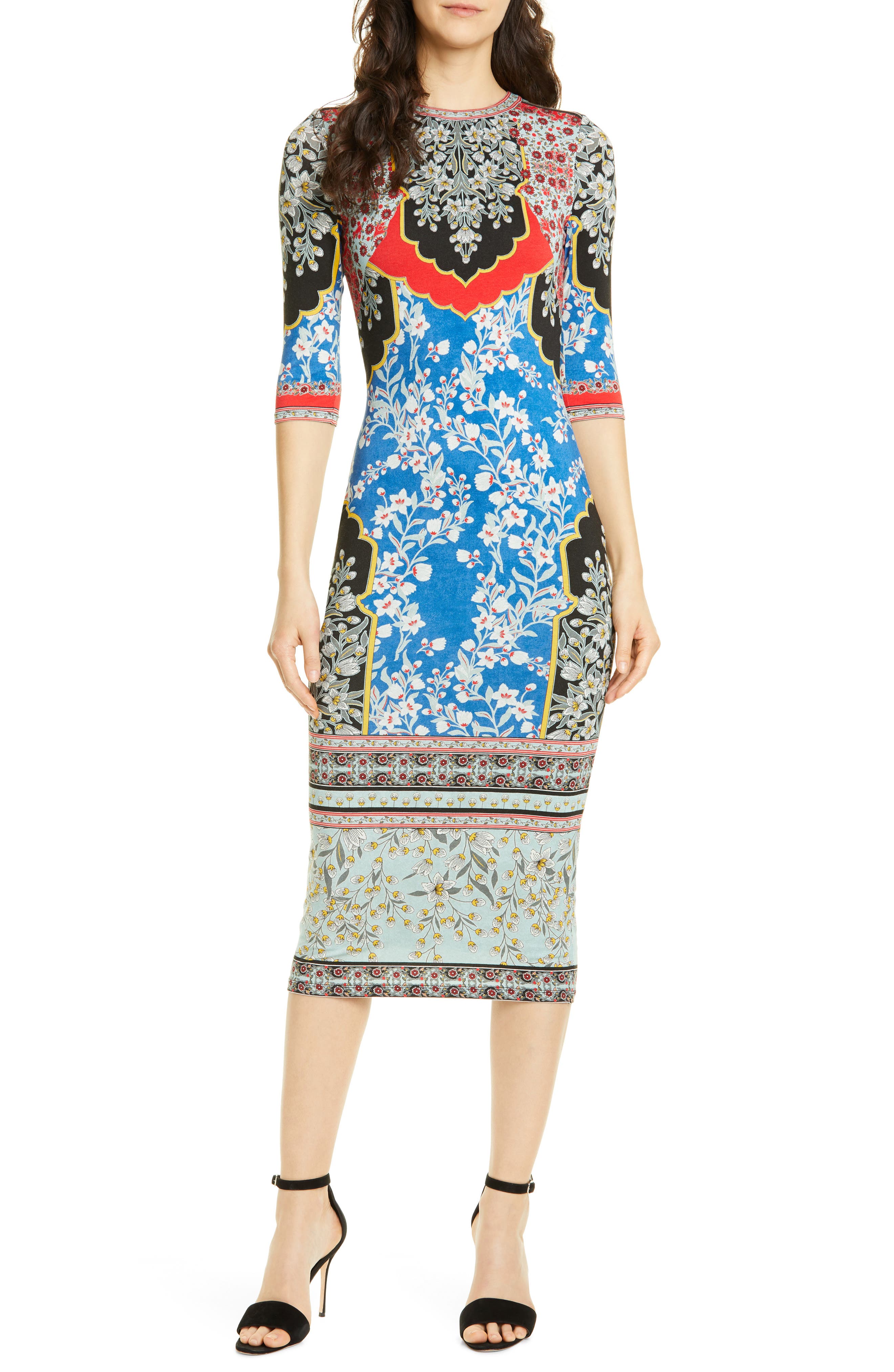Alice + Olivia Delora Sheath Dress, Black
