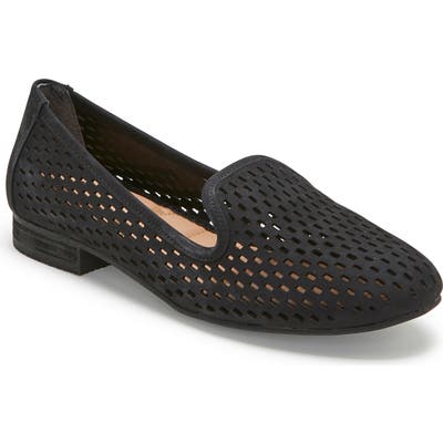 Me Too Yane Perforated Loafer, Black