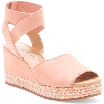 Lucky Brand Bettanie Espadrille Wedge Sandal, Pink