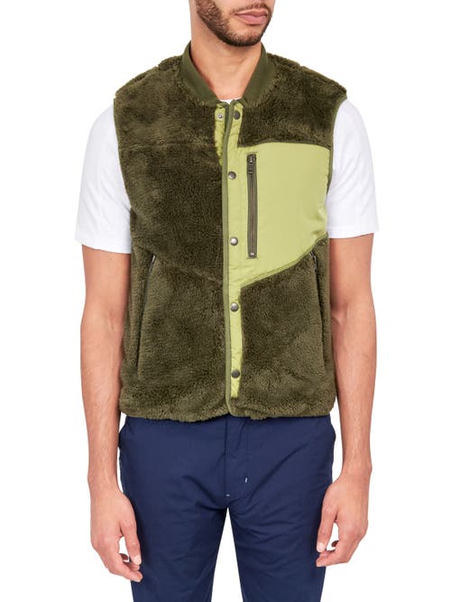 BROOKLYN BRIGADE BROOKLYN BRIGADE SOLID FUZZY VEST 