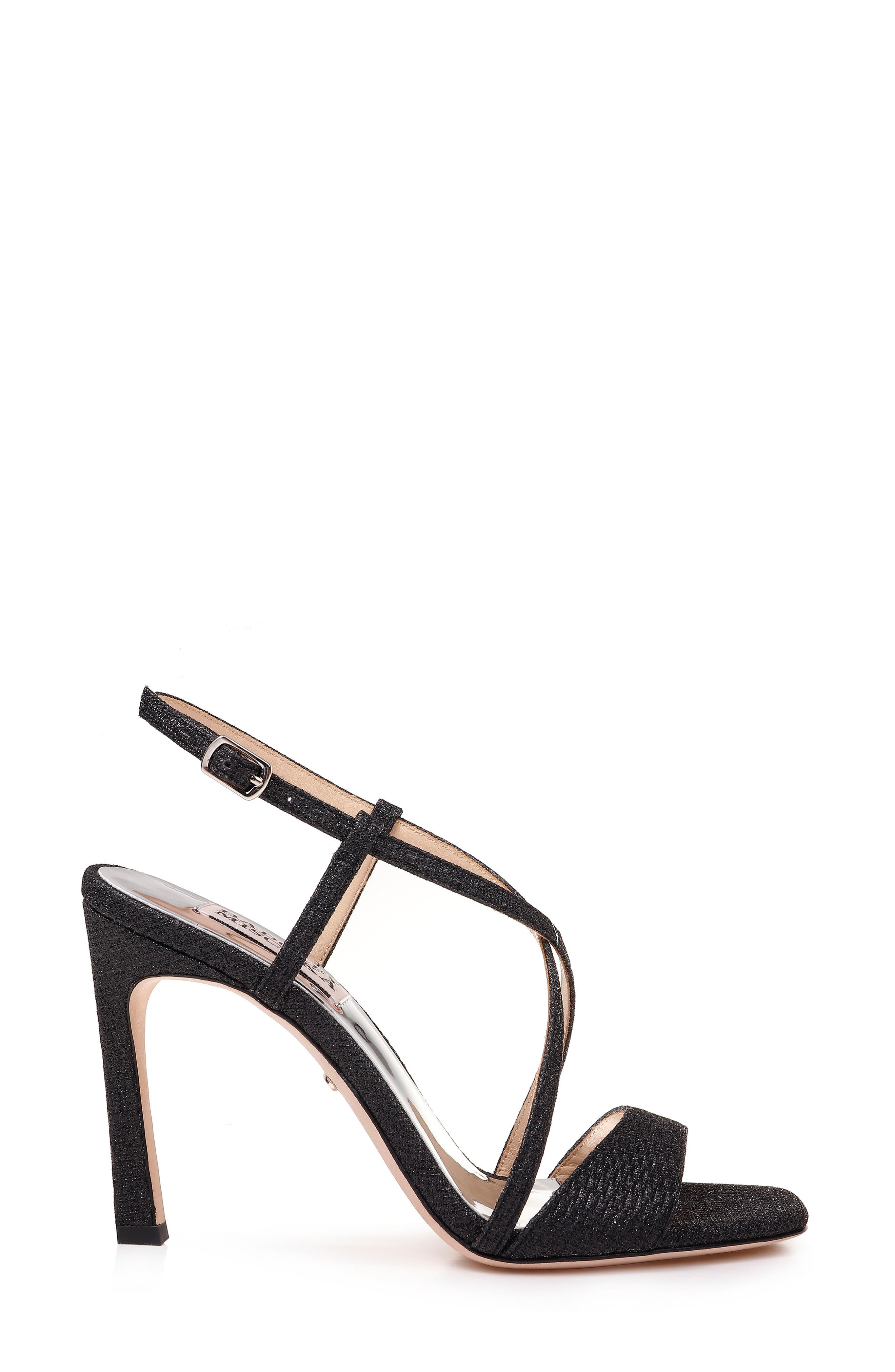 Badgley Mischka Sparkly Block Heel Sandal Nordstrom Rack