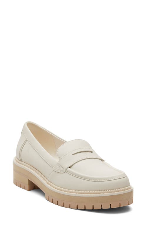 TOMS Cara Platform Penny Loafer Natural at Nordstrom,