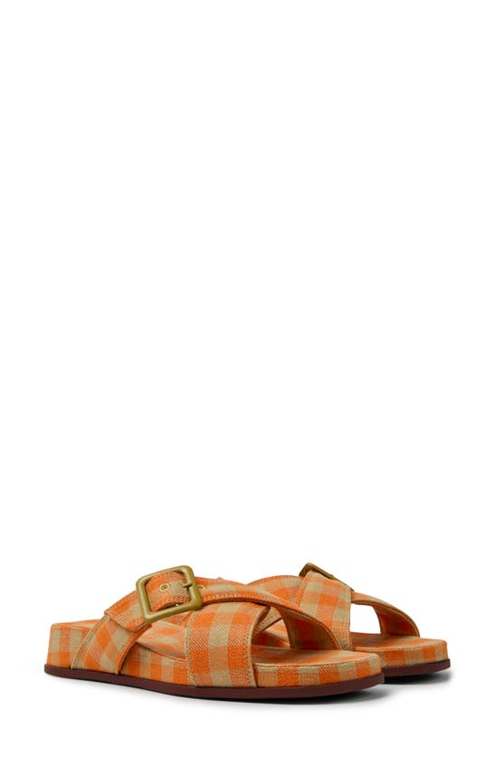 CAMPER ATONIK CROSS STRAP SLIDE SANDAL
