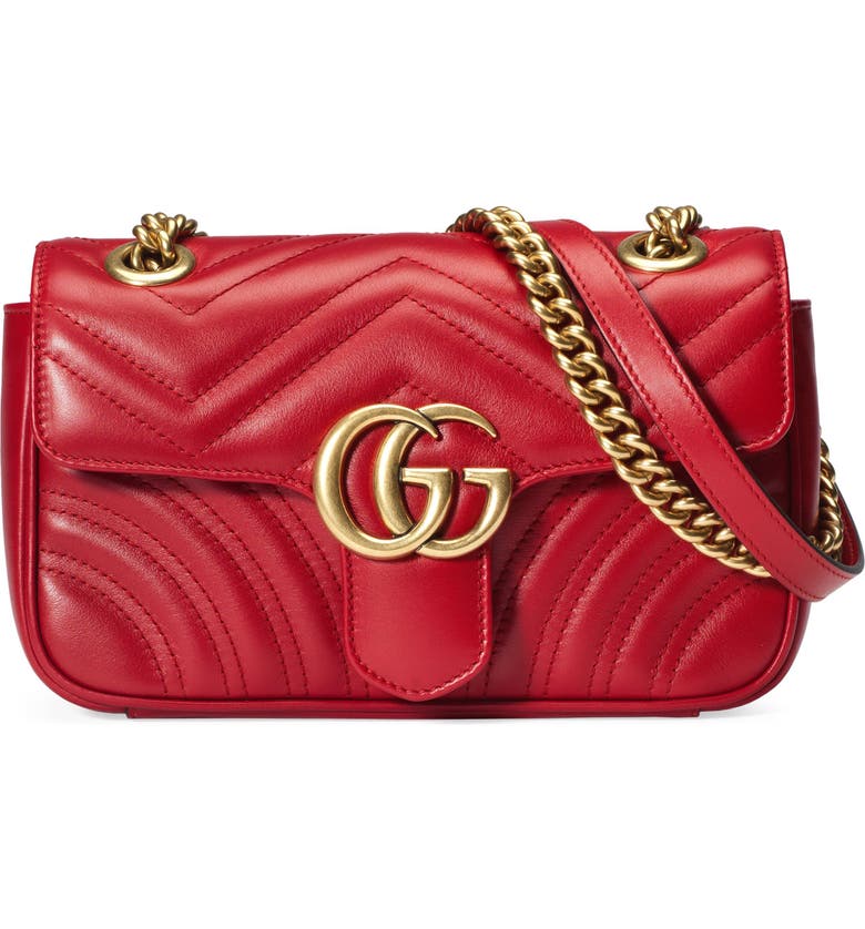 Gucci Mini GG 2.0 Matelassé Leather Shoulder Bag | Nordstrom