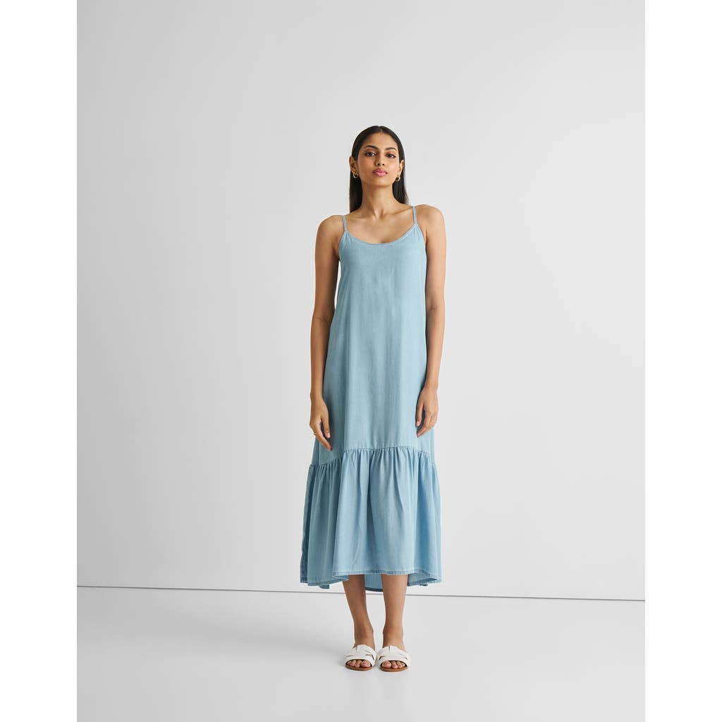 Reistor Flowy Maxi With Adjustable Straps In Ocean Blue