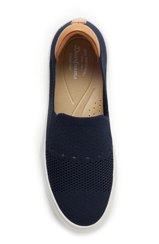 Original Comfort By Dearfoams Sophie Knit Slip-on Sneaker In Navy