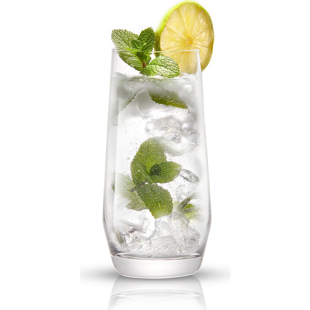 Joyjolt Gwen Crystal Highball Drinking Glass In No Color