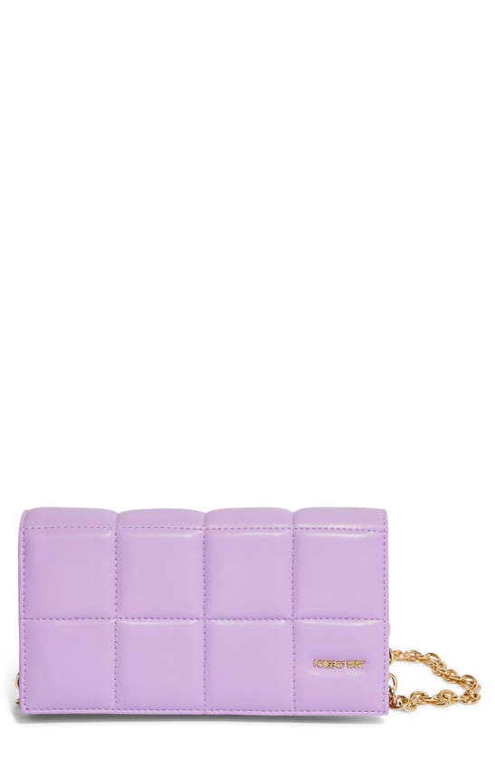 House Of Want We Browse Vegan Leather Wallet Crossbody Bag In Soft Lilac