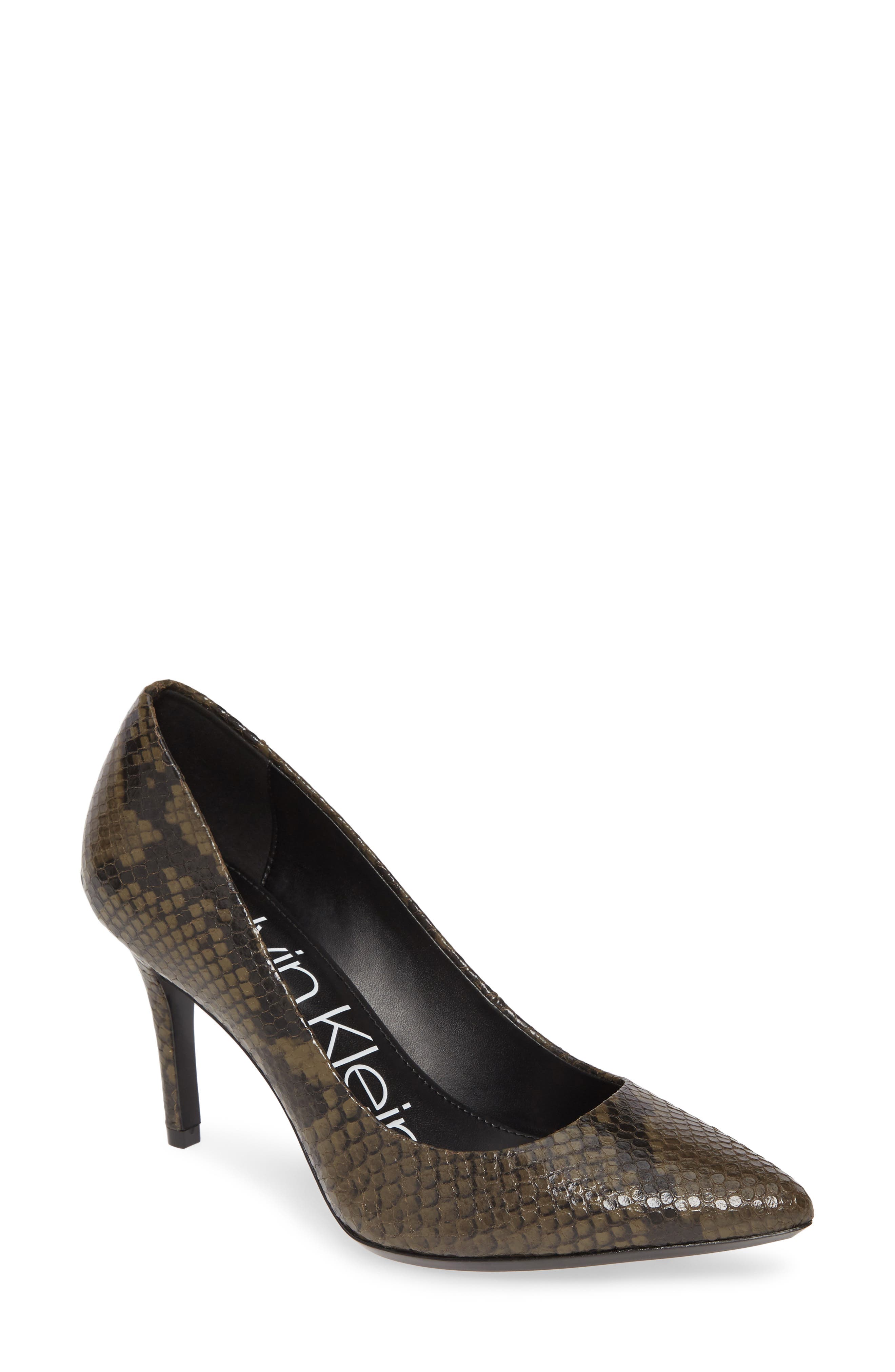 calvin klein gayle pointy toe pump