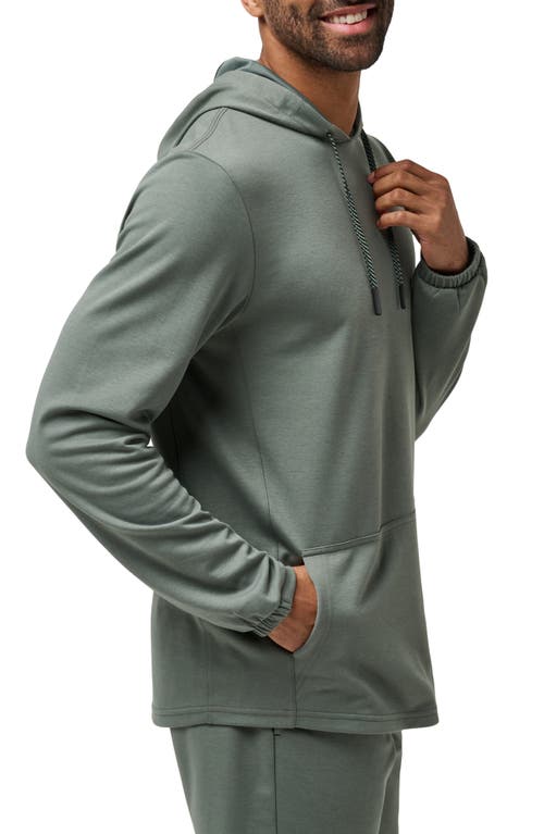 Shop Travismathew Sideslip Hoodie In Dark Olive