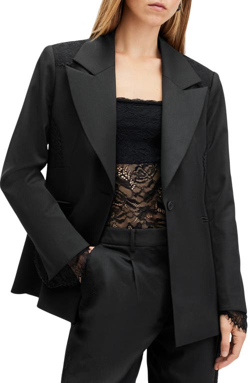 Shop Allsaints Lacey Blazer In Black