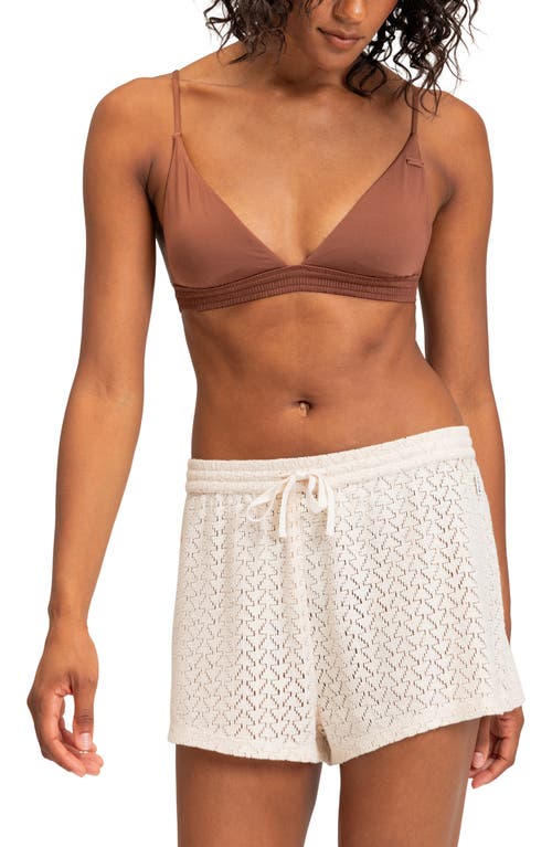 Roxy Sunset Riders Cover-Up Shorts Tapioca at Nordstrom,