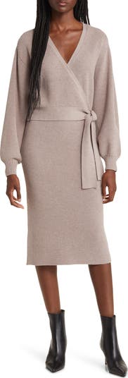 Charles henry wrap dress best sale