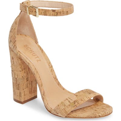 Schutz Enida Sandal, Beige