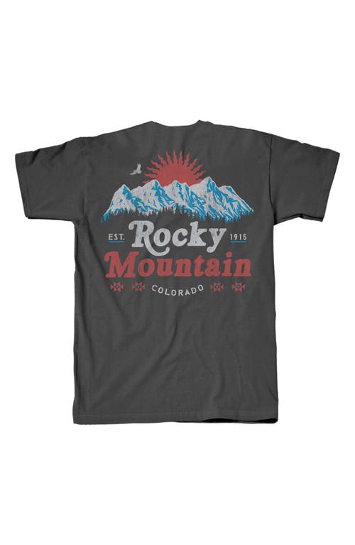 Shop Tsc Miami Rocky Mountain Peaks Grahpic Print T-shirt In Charcoal