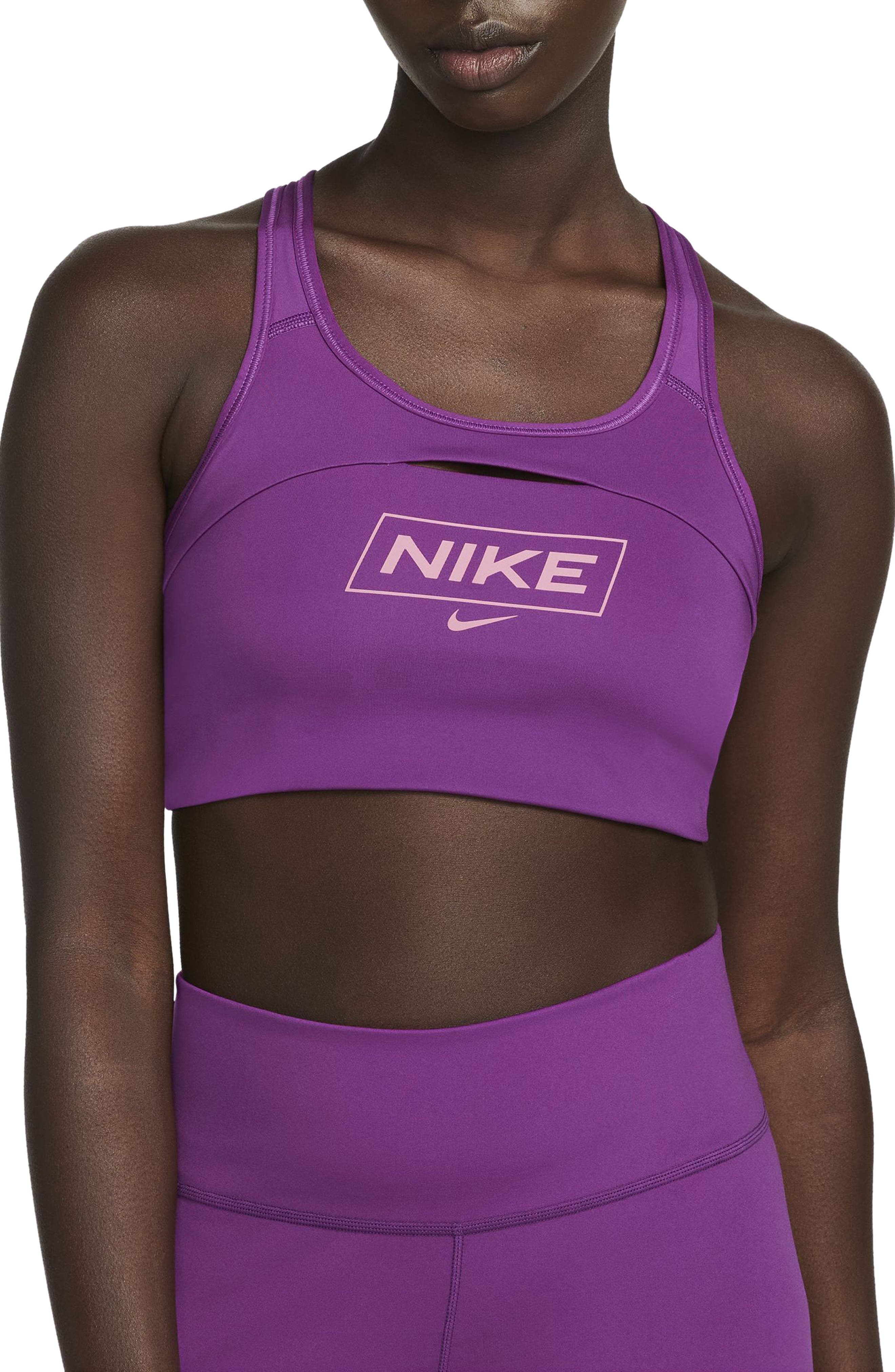 Nike Women's Pro Indy Plunge Hyper Femme Sports Bra