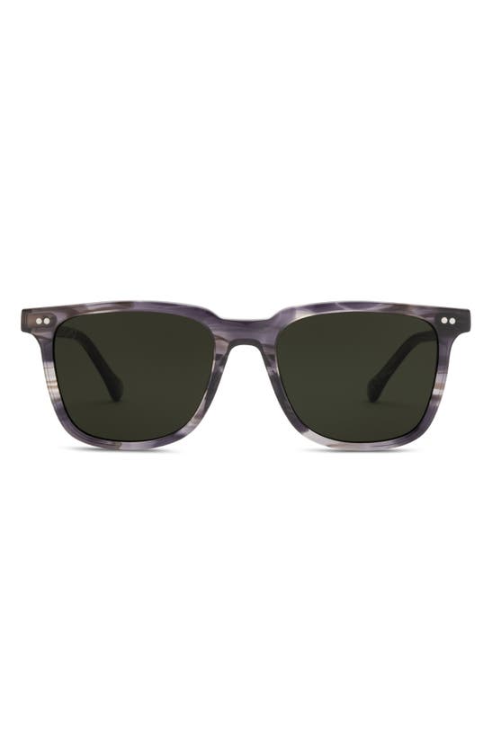 Electric Birch 53mm Polarized Square Sunglasses In Grey Jupiter/ Grey Polar