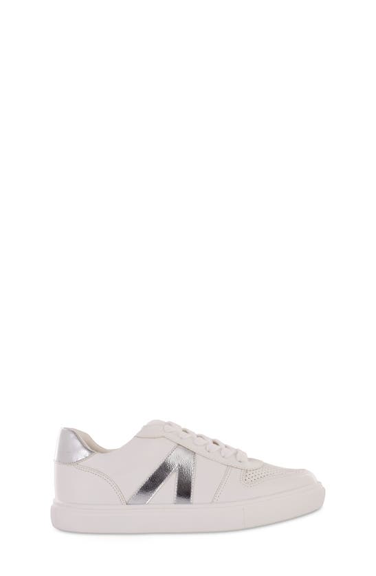 Shop Mia Kids' Little Alta Sneaker In White Silver