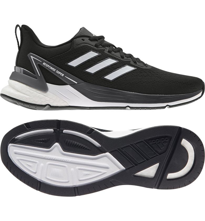 ADIDAS Response Super 2.0 Running Shoe, Main, color, CBLACK/FTW