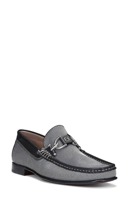Dacio Moc Toe Loafer in Pewter Black