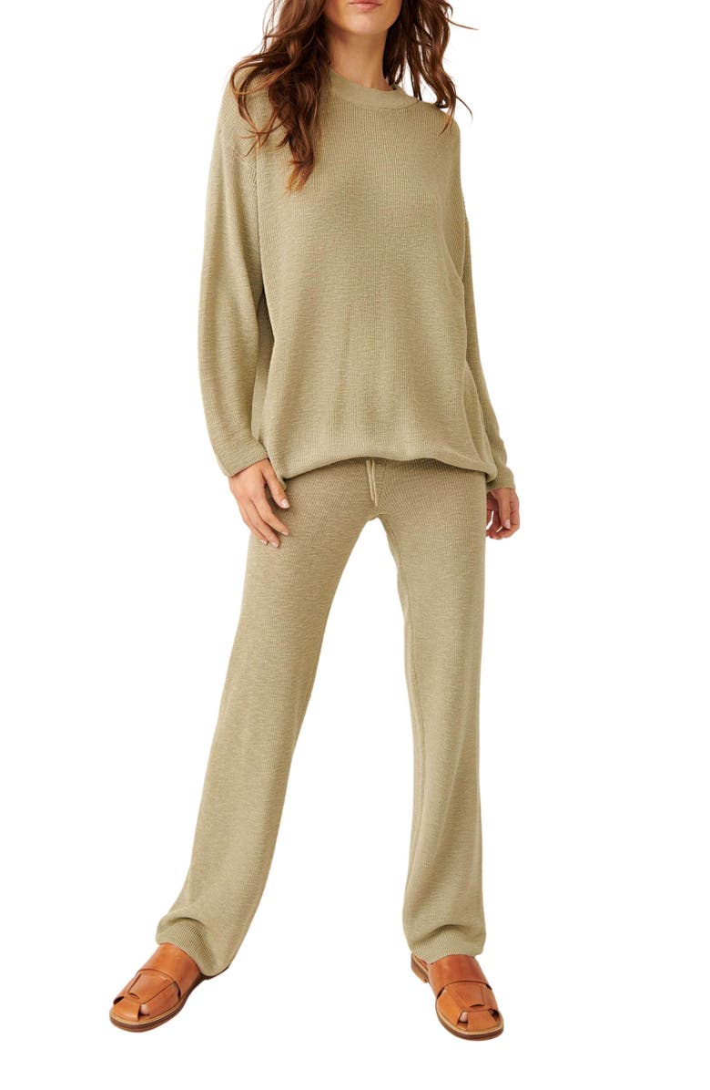 Free People Malibu Sweater & Pants Set, Main, color, 