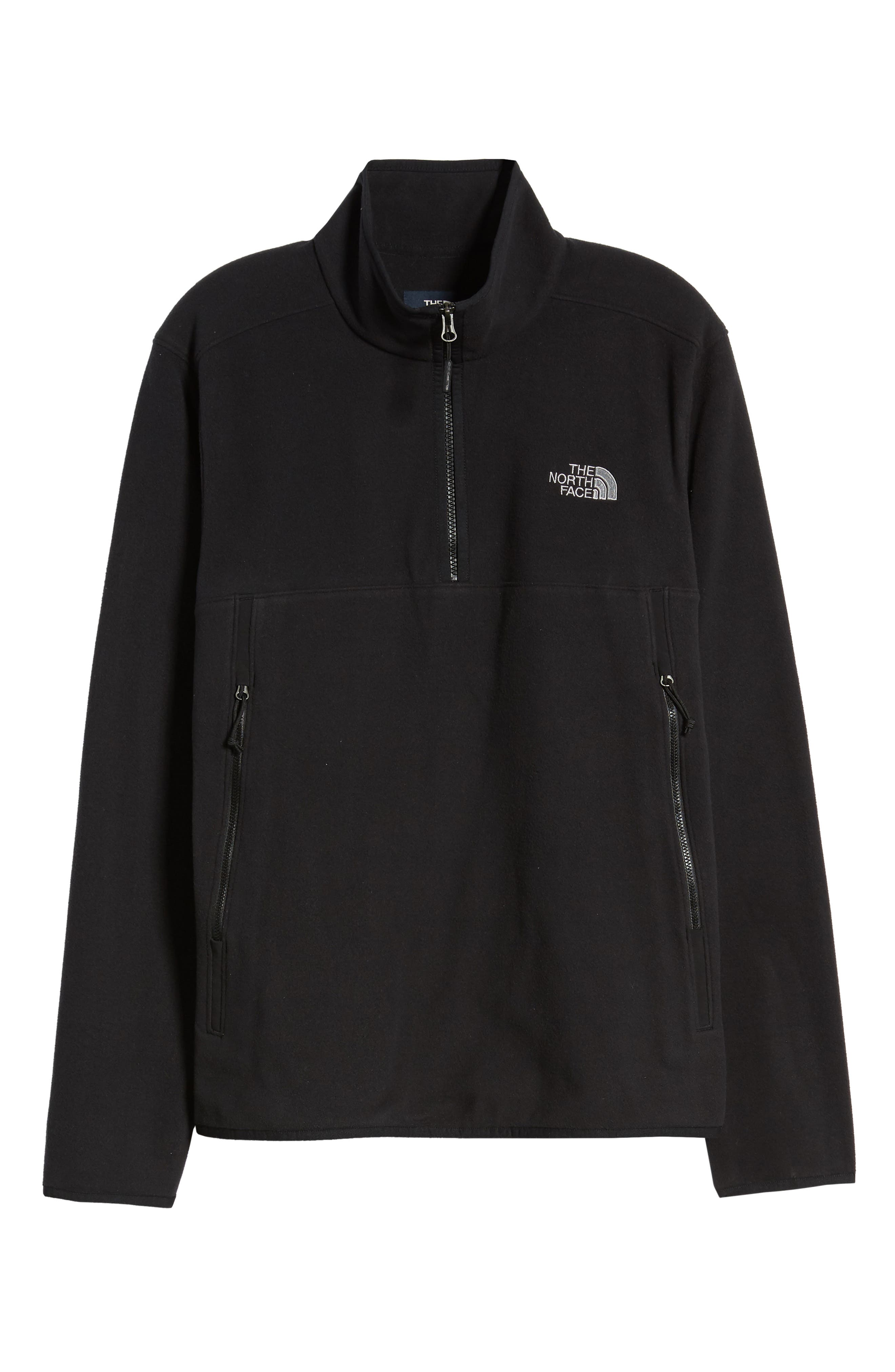 the north face men's glacier alpine quarter zip pullover