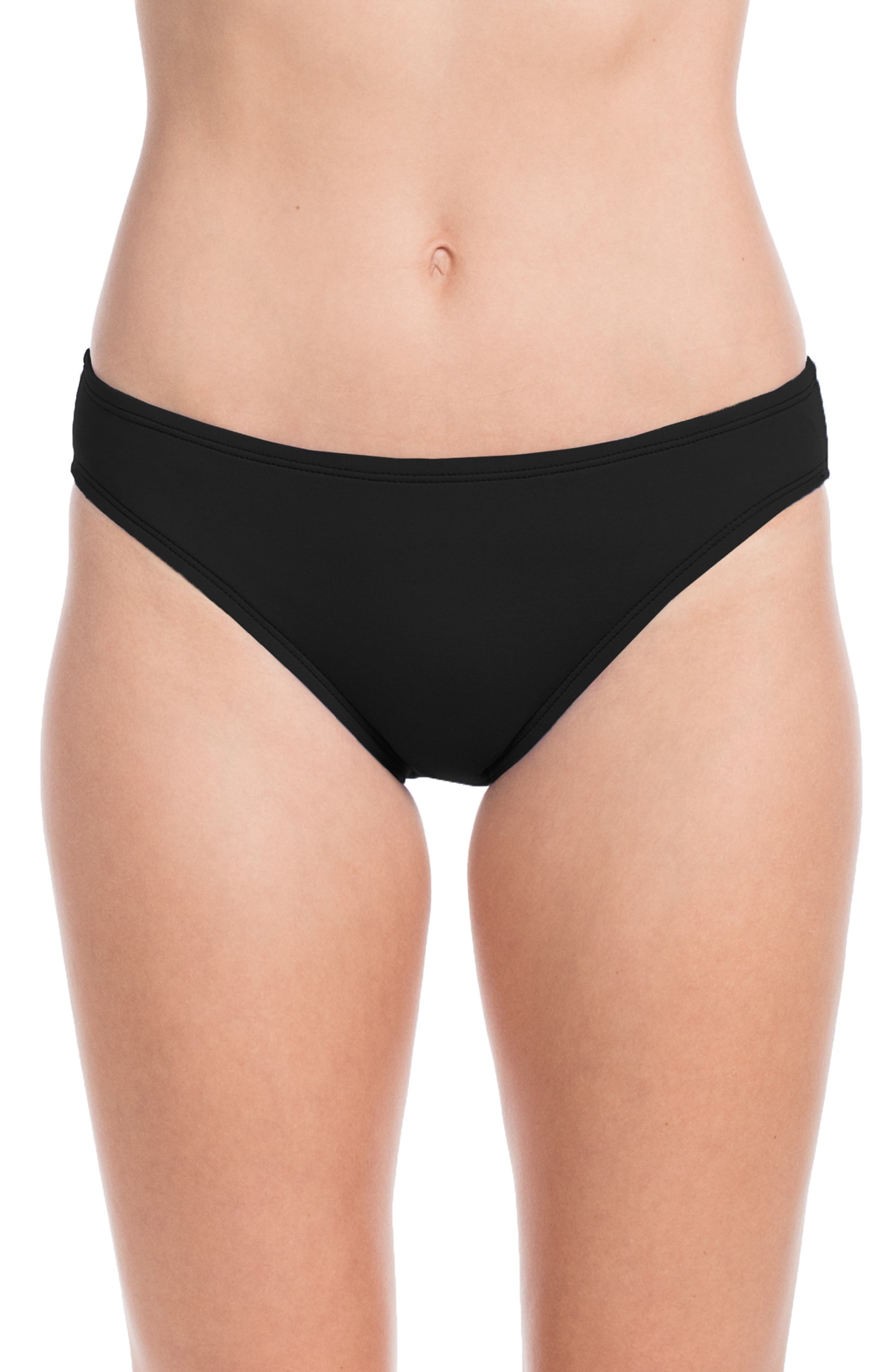 UPC 744743625198 product image for Women's La Blanca Island Goddess Hipster Bikini Bottoms, Size 6 - Black | upcitemdb.com