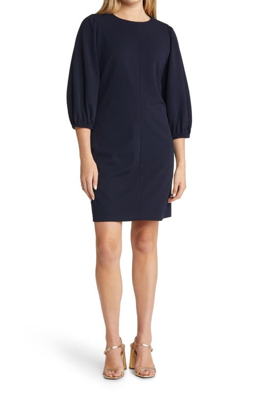 Maggy London Puff Sleeve Sheath Dress Twilight Navy at Nordstrom,