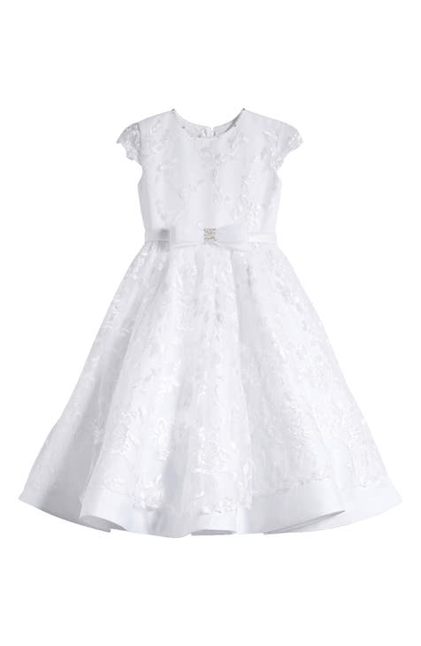 Nordstrom girls white clearance dress