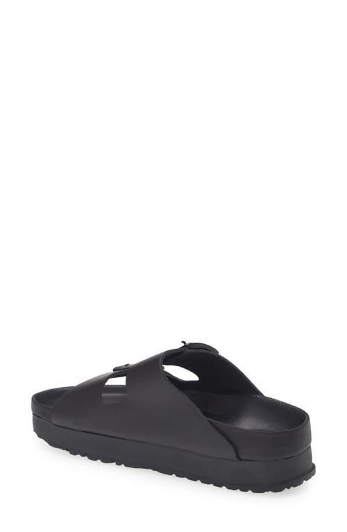 Shop Birkenstock Arizona Flex Exquisite Platform Sandal In Black