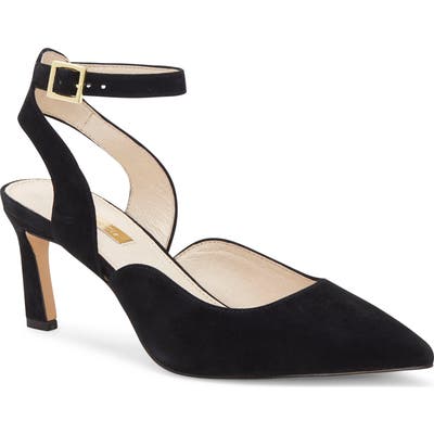 Louise Et Cie Kayin Ankle Strap Pump- Black