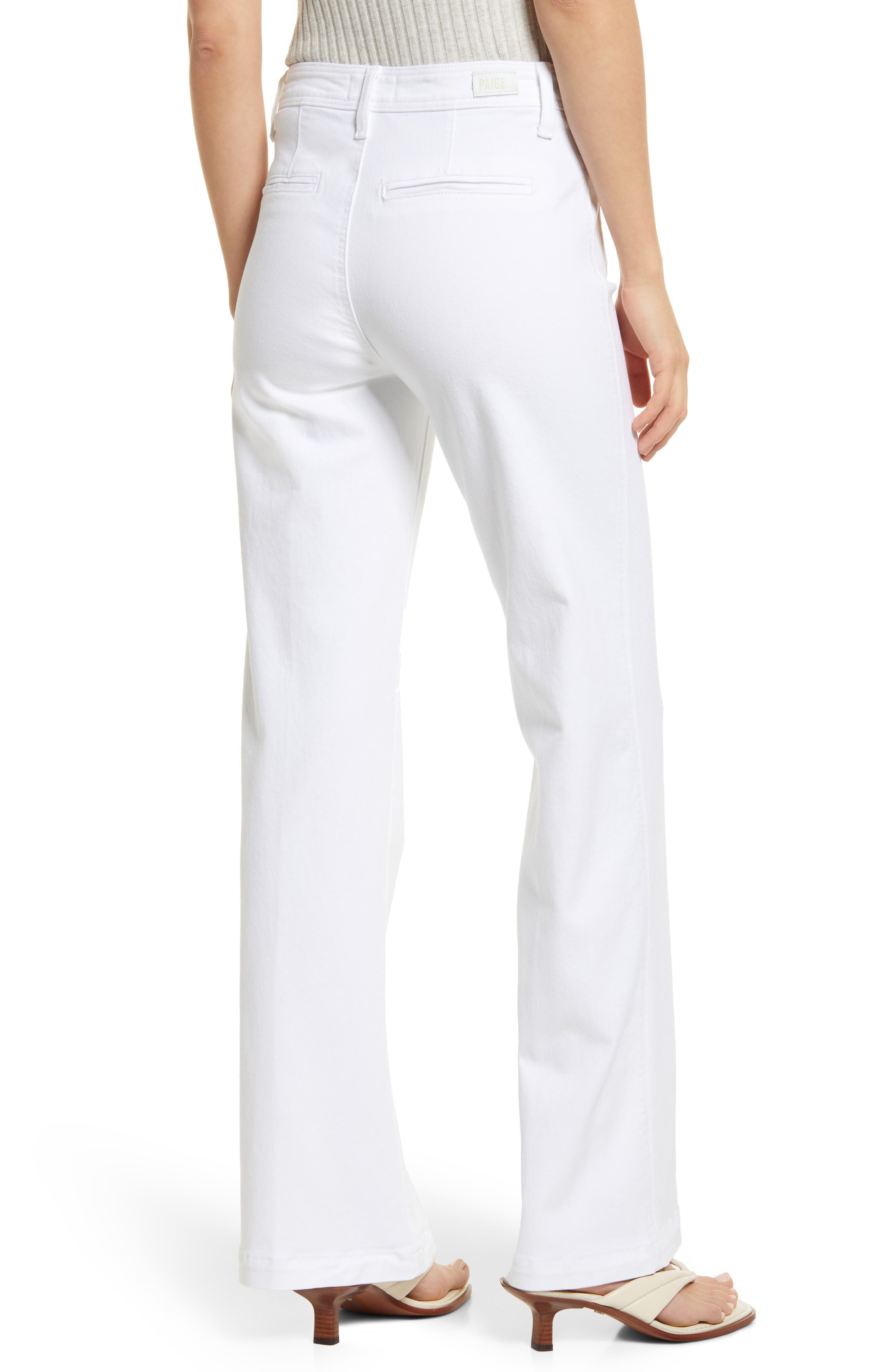 PAIGE Leenah High Waist Wide Leg Jeans 