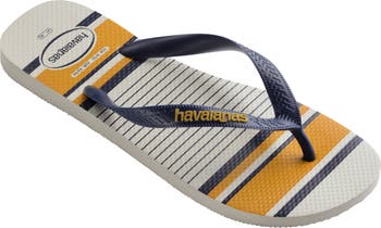 Havaianas nautical hot sale flip flops