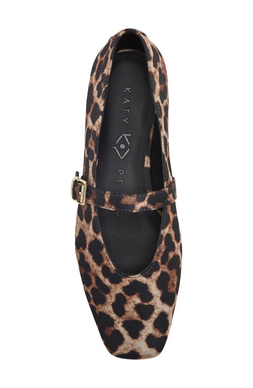 Shop Katy Perry The Evie Mary Jane Flat In Coffee Multi