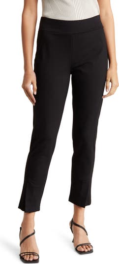 NYDJ Women's Basic Ponte Legging with Front Slit, Black, 0 : :  Clothing, Shoes & Accessories