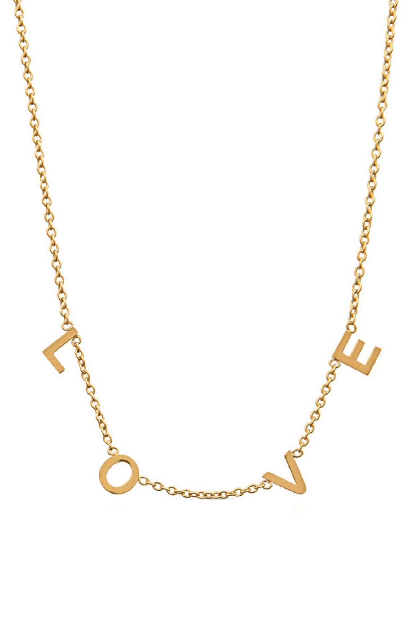 Nordstrom hot sale letter necklace